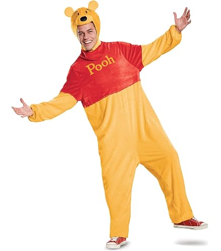 Amazon.com: Fun Costumes Winnie The Pooh Bear Deluxe Adult Costume